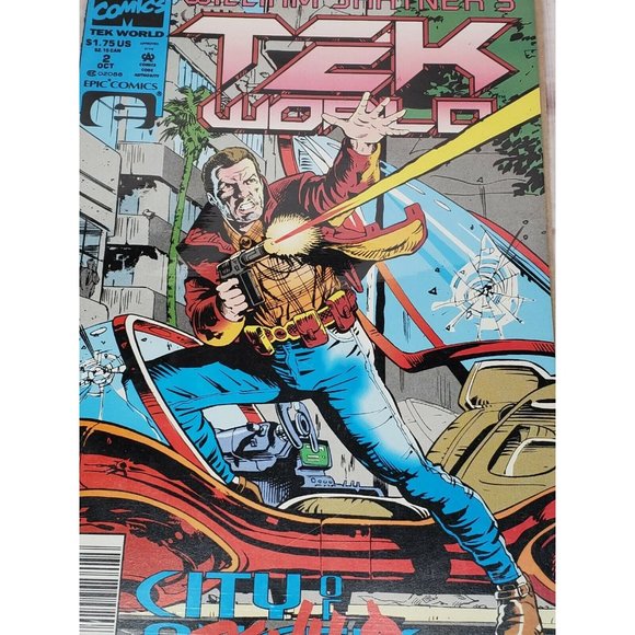 William Shatner Tek World City Of Devils Epic Marvel Comics Oct 2 Comic Book - Picture 6 of 7